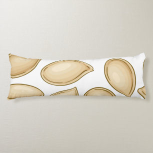 Pumpkin seeds pattern body cushion