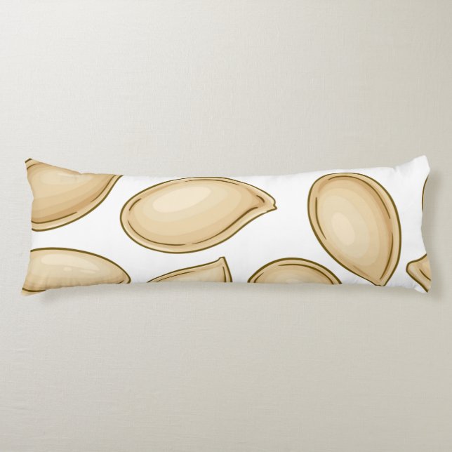 Pumpkin seeds pattern body cushion (Front)