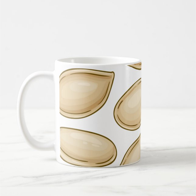 Pumpkin seeds pattern coffee mug (Left)