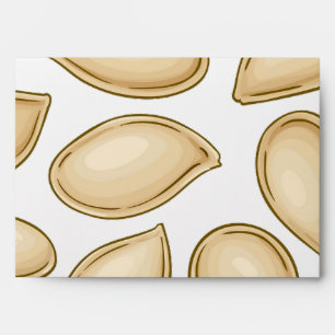 Pumpkin seeds pattern envelope