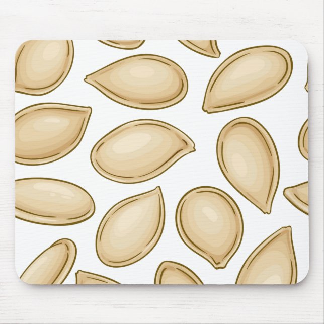 Pumpkin seeds pattern mouse pad (Front)