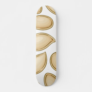 Pumpkin seeds pattern skateboard