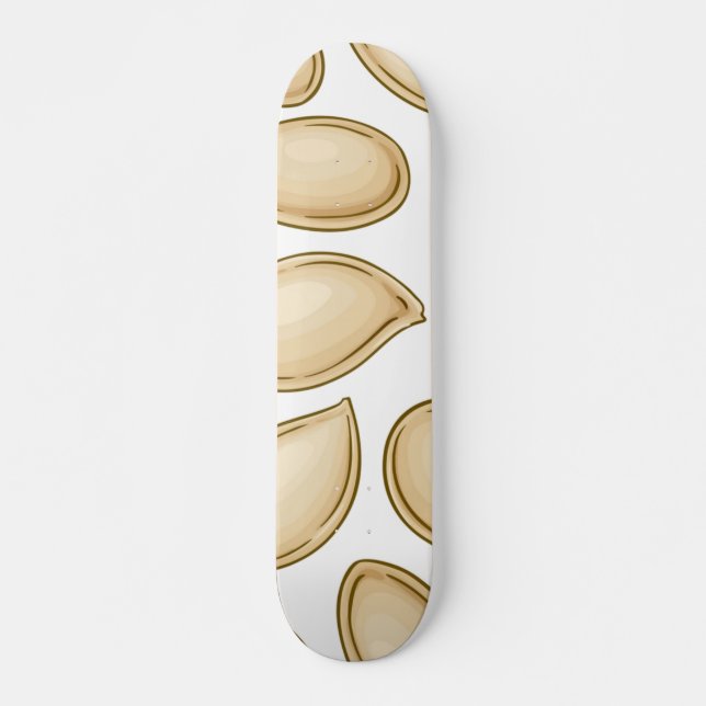 Pumpkin seeds pattern skateboard (Front)