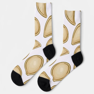 Pumpkin seeds pattern socks