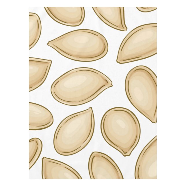 Pumpkin seeds pattern tablecloth (Front)