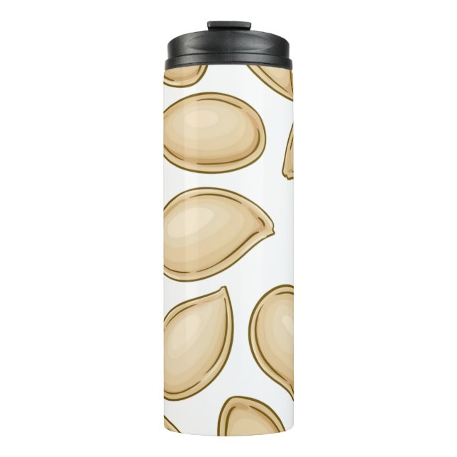 Pumpkin seeds pattern thermal tumbler (Front)