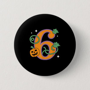 Pumpkin Six Seven 67 Matching 6 Halloween Couple 6 Cm Round Badge