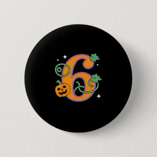 Pumpkin Six Seven 67 Matching 6 Halloween Couple  Cm Round Badge