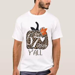 Pumpkin Six Seven Y'all 67 Funny Meme Number T-Shirt