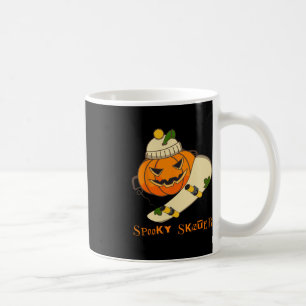 Pumpkin Skateboard Halloween Costume Fun Skateboar Coffee Mug