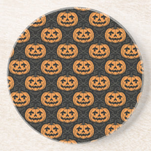 Pumpkin Skull Coaster