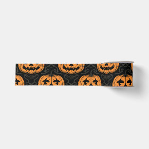 Pumpkin Skull  Grosgrain Ribbon