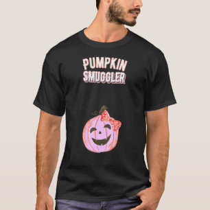 Pumpkin Smuggler Gender Reveal Its A Girl Jack O L T-Shirt