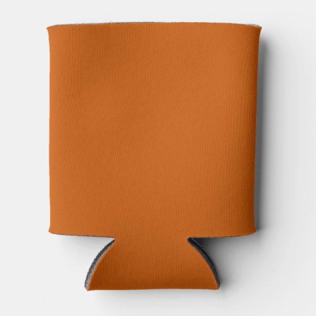 Pumpkin Solid Colour Can Cooler (Front)