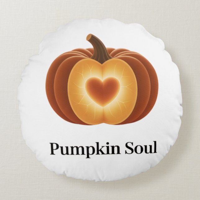 Pumpkin Soul – Autumn Decor Pillow (Front)