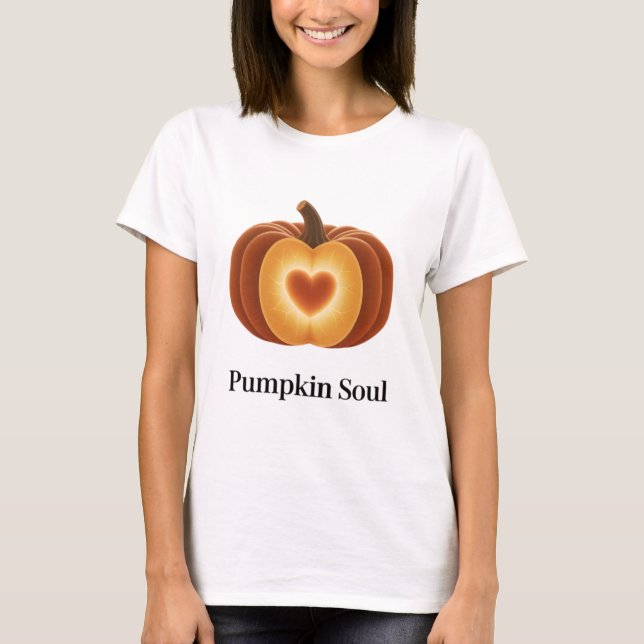 Pumpkin Soul – Cozy Fall T-Shirt (Front)