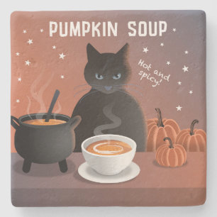 Pumpkin Soup Stone Coaster