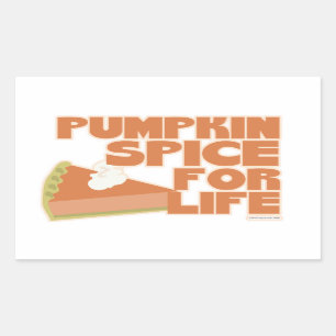 Pumpkin Spice 4 Life Rectangular Sticker