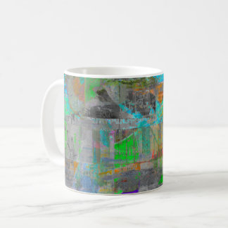 "Pumpkin Spice Abstract" abstract art coffee mug