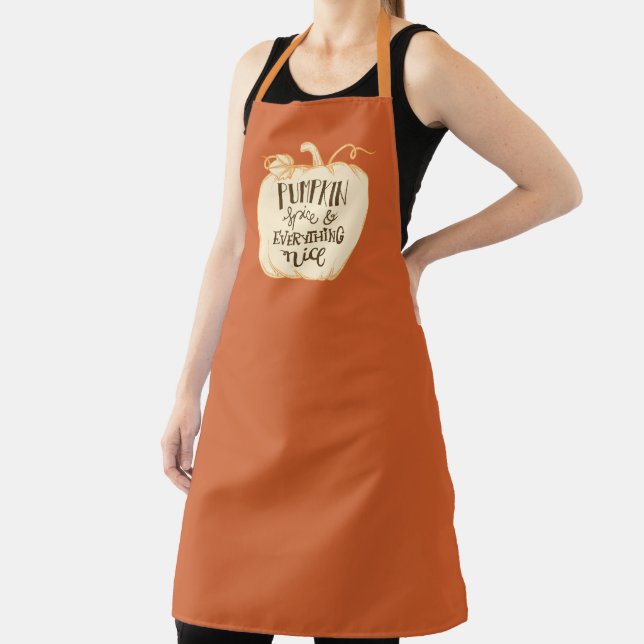 Pumpkin Spice and Everything Nice  Apron (Insitu)