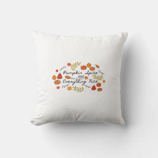 Pumpkin Spice And Everything Nice - Autumn Leaves Cushion