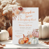 Pumpkin Spice And Everything Nice Baby Shower 
