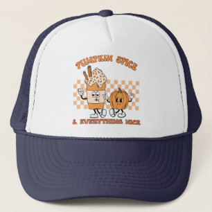 Pumpkin Spice and Everything Nice , Cosy Fall Trucker Hat