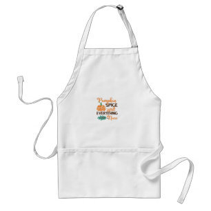 Pumpkin Spice And Everything Nice - Cute Pumpkins  Standard Apron