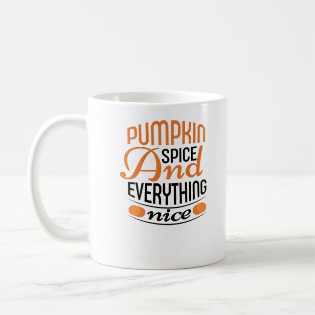 Pumpkin Spice And Everything Nice Essential Coffee Mug (Left)