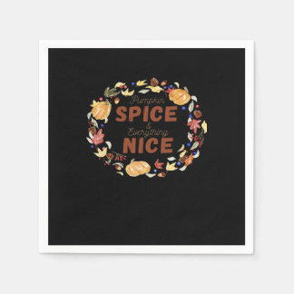 Pumpkin Spice And Everything Nice Essential Funny  Napkin