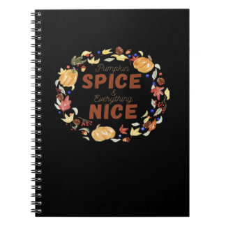 Pumpkin Spice And Everything Nice Essential Funny Notebook