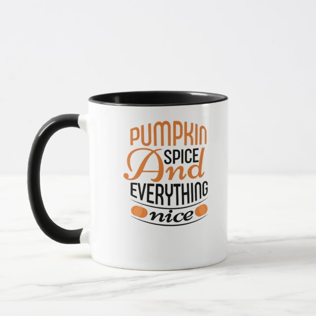Pumpkin Spice And Everything Nice Essential Mug (Left)