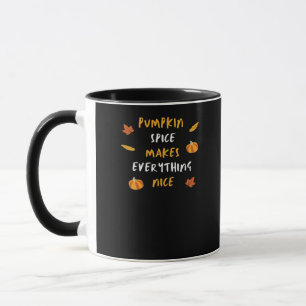 Pumpkin Spice And Everything Nice Essential Slogan Mug