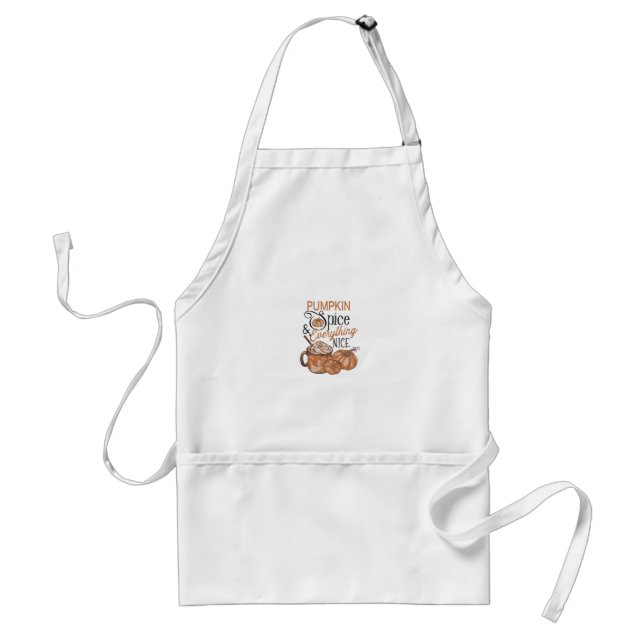 Pumpkin Spice And Everything Nice Essential Standard Apron (Front)