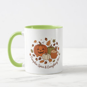 Pumpkin Spice and Everything Nice Fall Autumn Mug