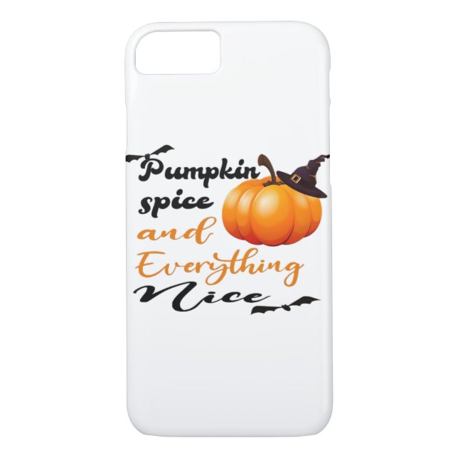 Pumpkin Spice And Everything Nice Fall Halloween G Case-Mate iPhone Case (Back)
