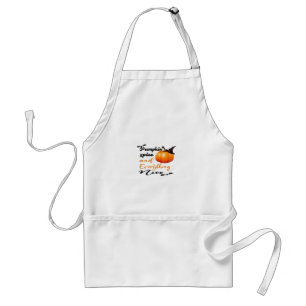Pumpkin Spice And Everything Nice Fall Halloween G Standard Apron
