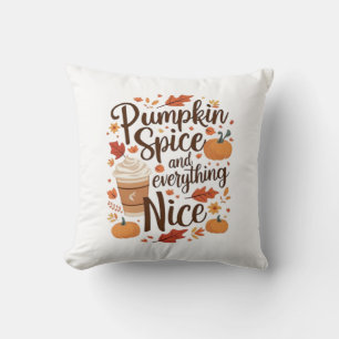 Pumpkin Spice And Everything Nice Funny Essential Cushion