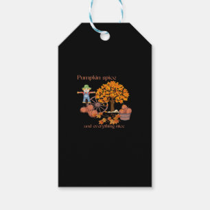 Pumpkin Spice And Everything Nice Funny Quote Gift Tags