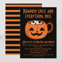 PUMPKIN SPICE AND EVERYTHING NICE HALLOWEEN PARTY