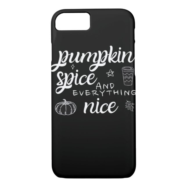 Pumpkin Spice And Everything Nice - Meme Autumn Qu Case-Mate iPhone Case (Back)
