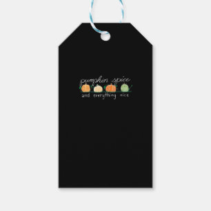 Pumpkin Spice And Everything Nice Quote Sloth Gift Tags