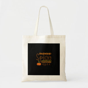 Pumpkin Spice And Everything Nice Quote Sloth Tote Bag