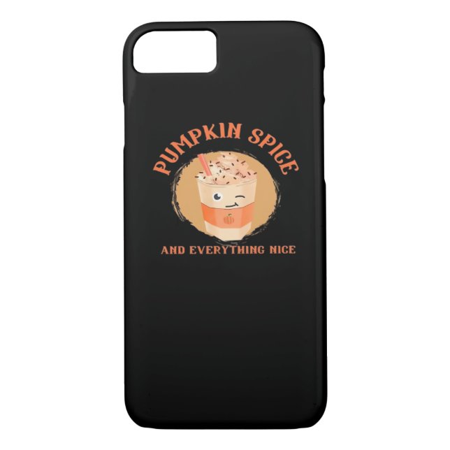 Pumpkin Spice And Everything Nice Slogan Case-Mate iPhone Case (Back)
