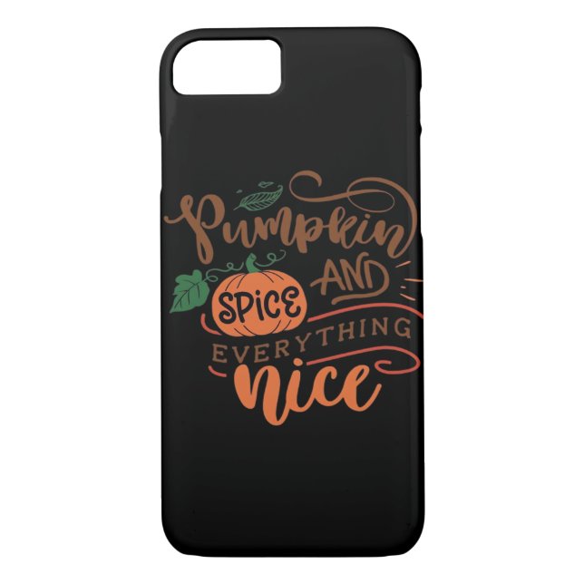 Pumpkin Spice And Everything Nice Sloth Case-Mate iPhone Case (Back)