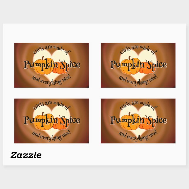 Pumpkin Spice (and everything nice) Sticker (Sheet)
