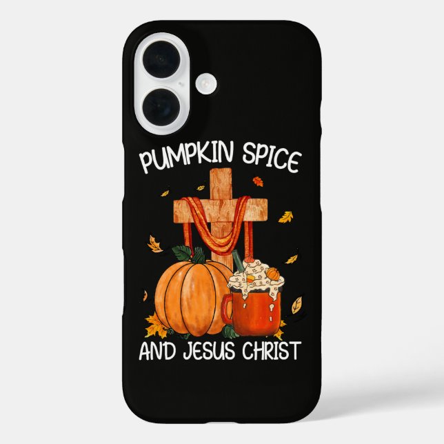Pumpkin Spice and Jesus Christ Case-Mate iPhone Case (Back)