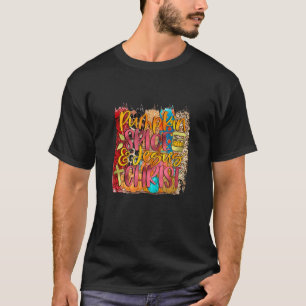 Pumpkin Spice And Jesus Christ Cute Fall Coffee  5 T-Shirt