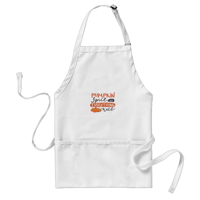 Pumpkin Spice And Latte Standard Apron (Front)