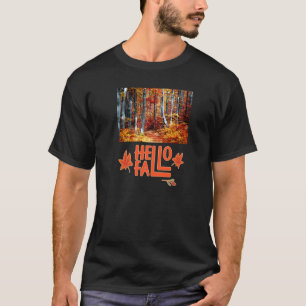 Pumpkin Spice Autumn Fall Coffee Gnome Pickup Truc T-Shirt